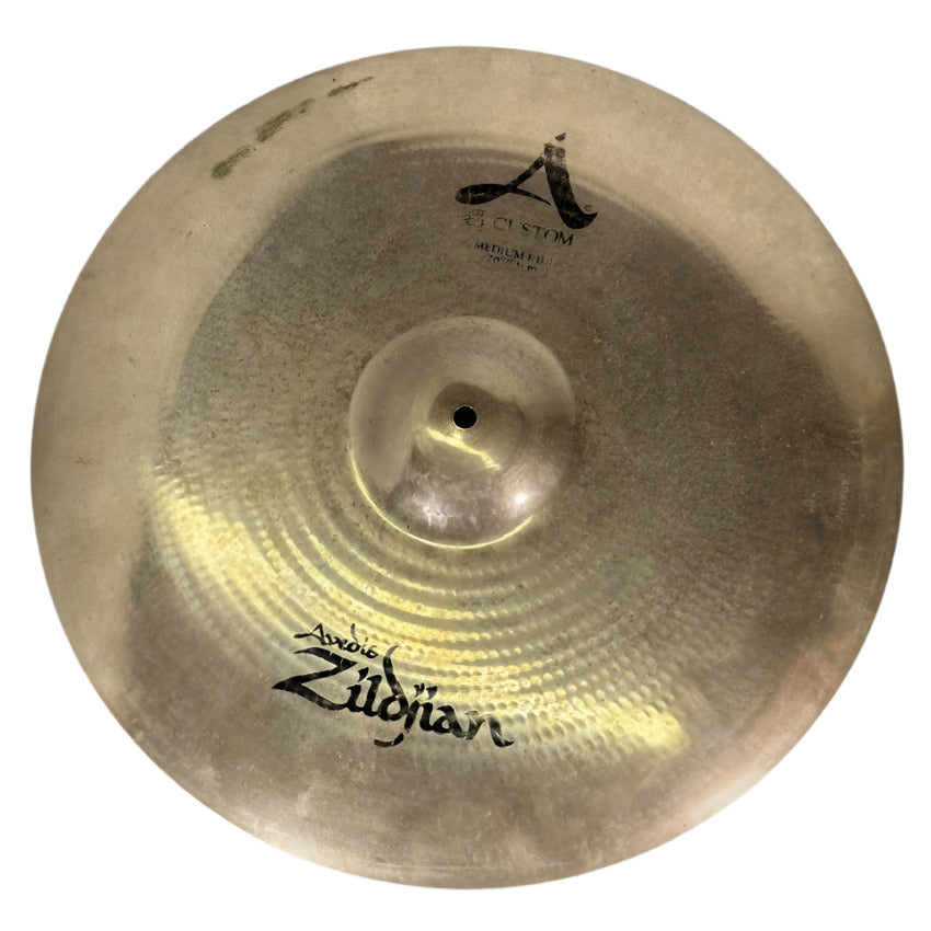 Used Zildjian A Custom Medium Ride Cymbal 20" - Good - Drum Center Of Portsmouth