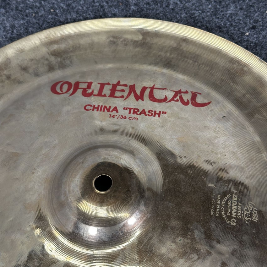 Used Zildjian Oriental Trash China Cymbal 14" - Good - Drum Center Of Portsmouth