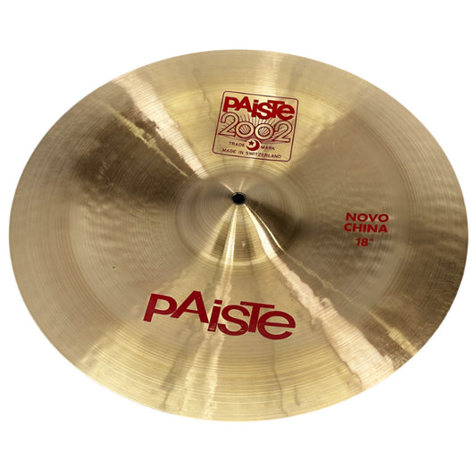 Used Paiste 2002 Novo China Cymbal 18" - Good - Drum Center Of Portsmouth