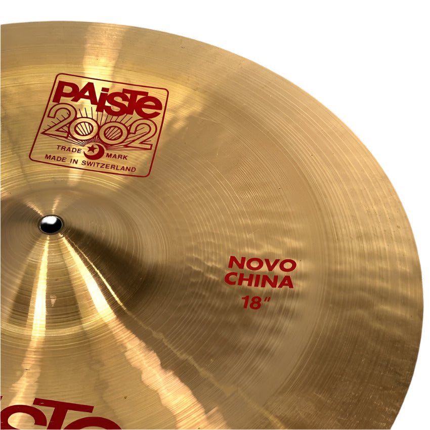 Used Paiste 2002 Novo China Cymbal 18" - Good - Drum Center Of Portsmouth