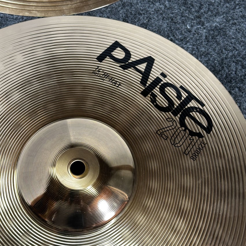 Used Paiste 201 Hi Hat Cymbals 14" - Good - Drum Center Of Portsmouth