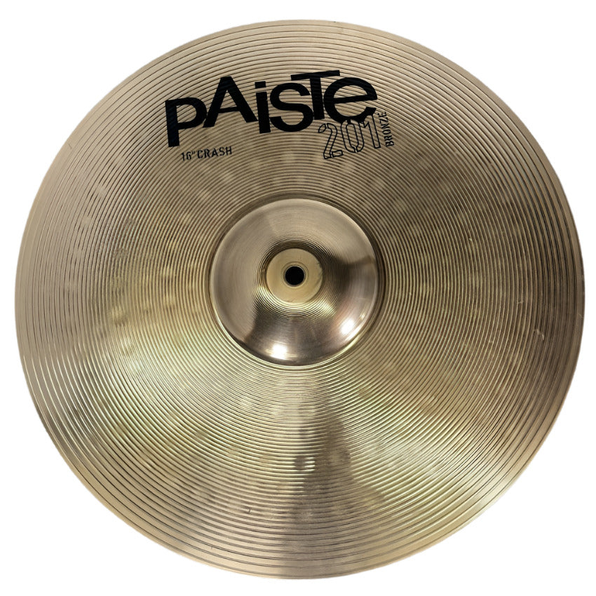 Used Paiste 201 Crash Cymbal 16" - Good - Drum Center Of Portsmouth