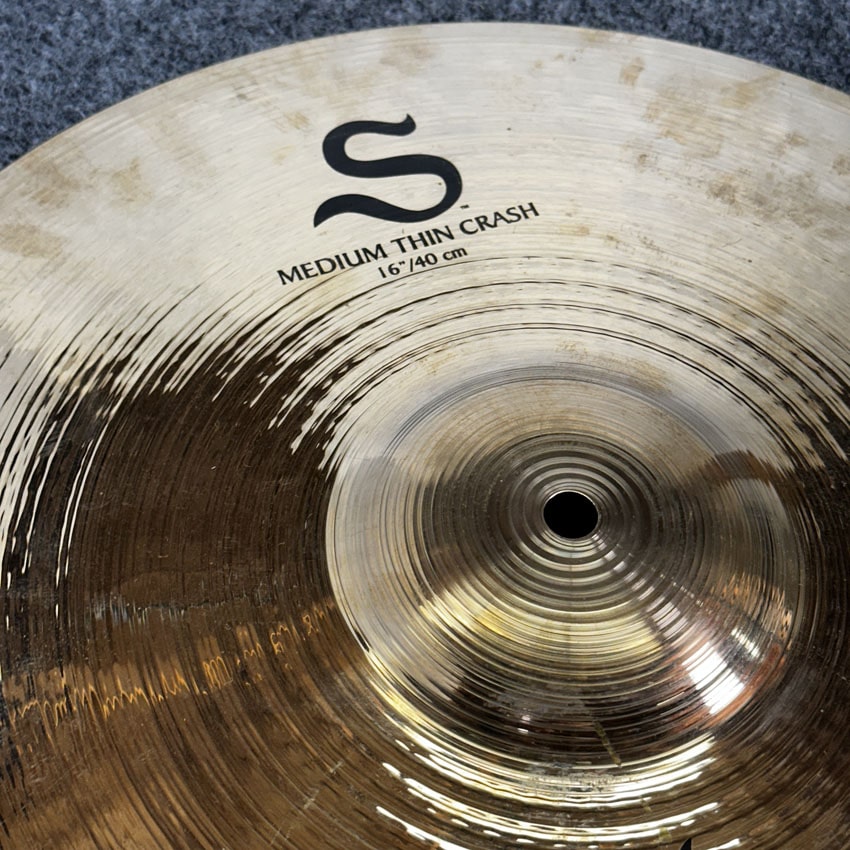 Used Zildjian S Series Medium Thin Crash Cymbal 16" - Good - Drum Center Of Portsmouth
