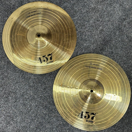 Used Wuhan 457 Hi Hat Cymbals 14" - Good - Drum Center Of Portsmouth