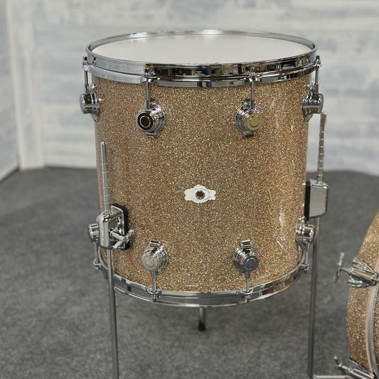 George Way Aristocrat Studio 3pc Drum Set 18/12/14 Champagne Sparkle - Drum Center Of Portsmouth