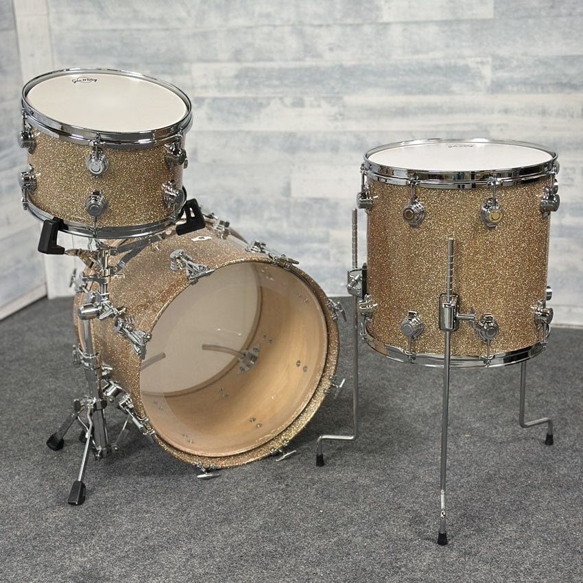 George Way Aristocrat Studio 3pc Drum Set 18/12/14 Champagne Sparkle - Drum Center Of Portsmouth