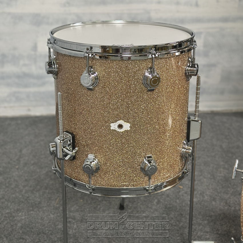 George Way Aristocrat Studio 3pc Drum Set 20/12/14 Champagne Sparkle - Drum Center Of Portsmouth