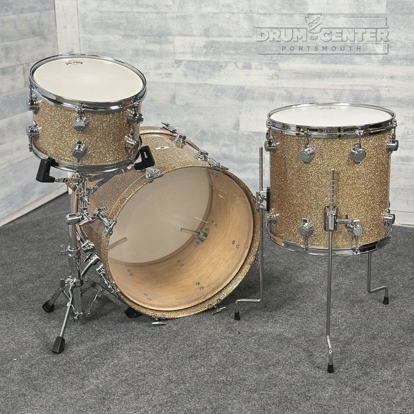 George Way Aristocrat Studio 3pc Drum Set 20/12/14 Champagne Sparkle - Drum Center Of Portsmouth
