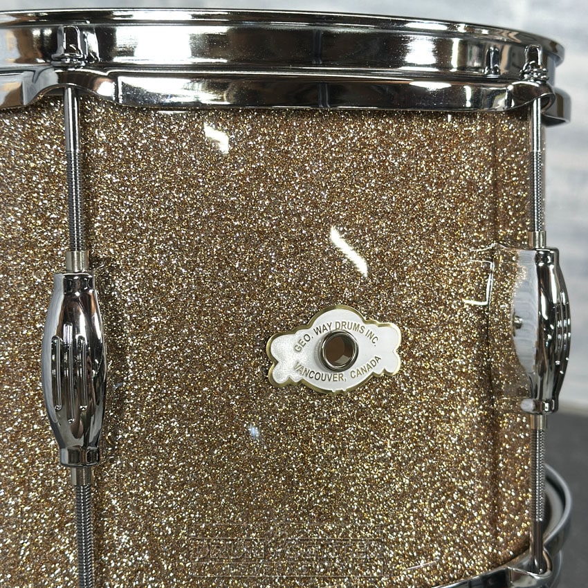 George Way Tuxedo Studio 3pc Drum Set 18/12/14 Champagne Sparkle - Drum Center Of Portsmouth