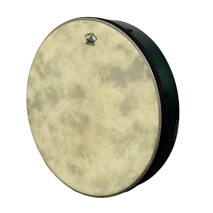 Used Remo Valencia Brian Howard Bodhran Venwood Emerald Green 16" - Good - Drum Center Of Portsmouth