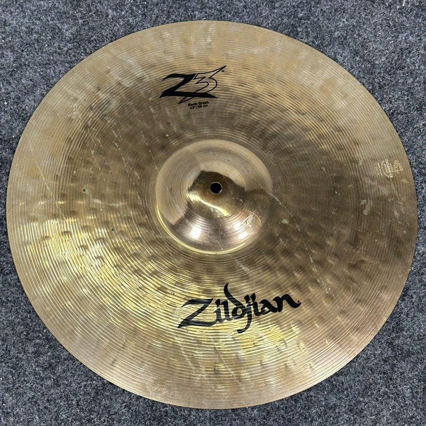 Used Zildjian Z3 Rock Crash Cymbal 19" - Good - Drum Center Of Portsmouth