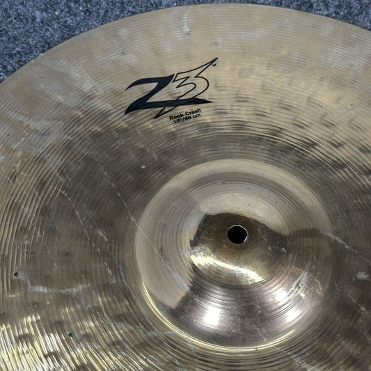 Used Zildjian Z3 Rock Crash Cymbal 19" - Good - Drum Center Of Portsmouth