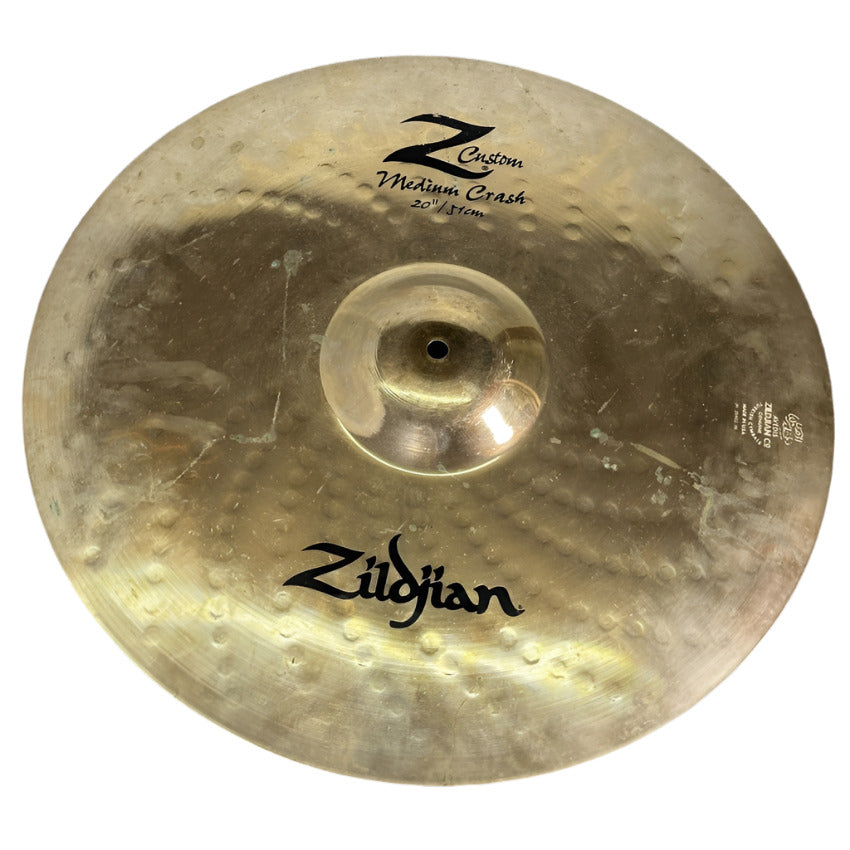 Used Zildjian Z Custom Mediun Crash Cymbal 20" - Good - Drum Center Of Portsmouth