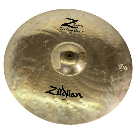 Used Zildjian Z Custom Mediun Crash Cymbal 20" - Good - Drum Center Of Portsmouth