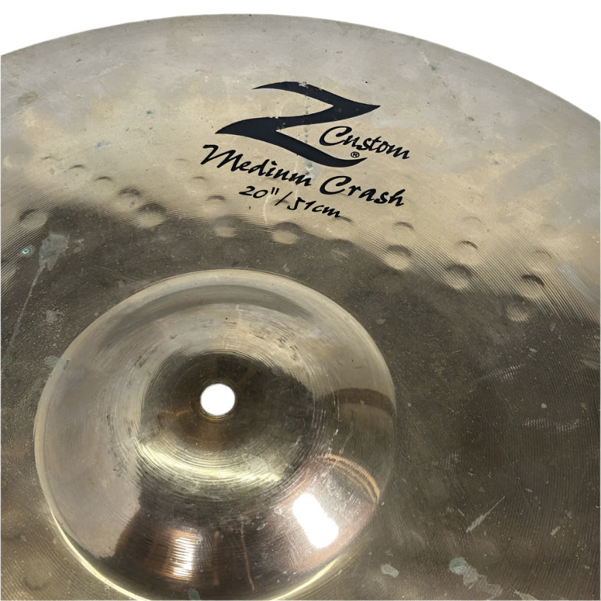 Used Zildjian Z Custom Mediun Crash Cymbal 20" - Good - Drum Center Of Portsmouth