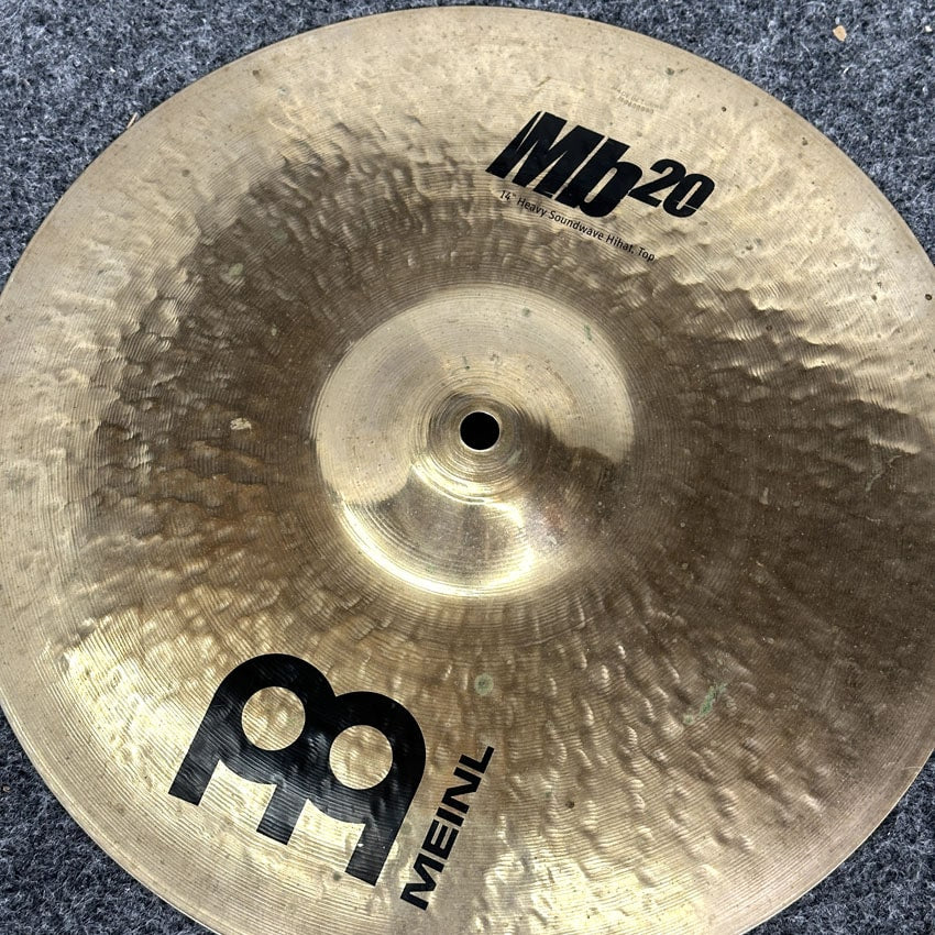 Used Meinl MB20 Heavy Soundwave Hi Hat Cymbals 14" - Good - Drum Center Of Portsmouth