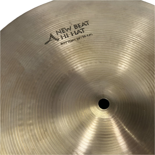 Used Zildjian A New Beat Hi Hat Bottom Only 14" (#1) - Good - Drum Center Of Portsmouth
