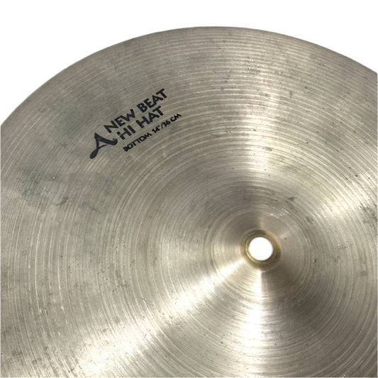 Used Zildjian A New Beat Hi Hat Bottom Only 14" (#2) - Good - Drum Center Of Portsmouth