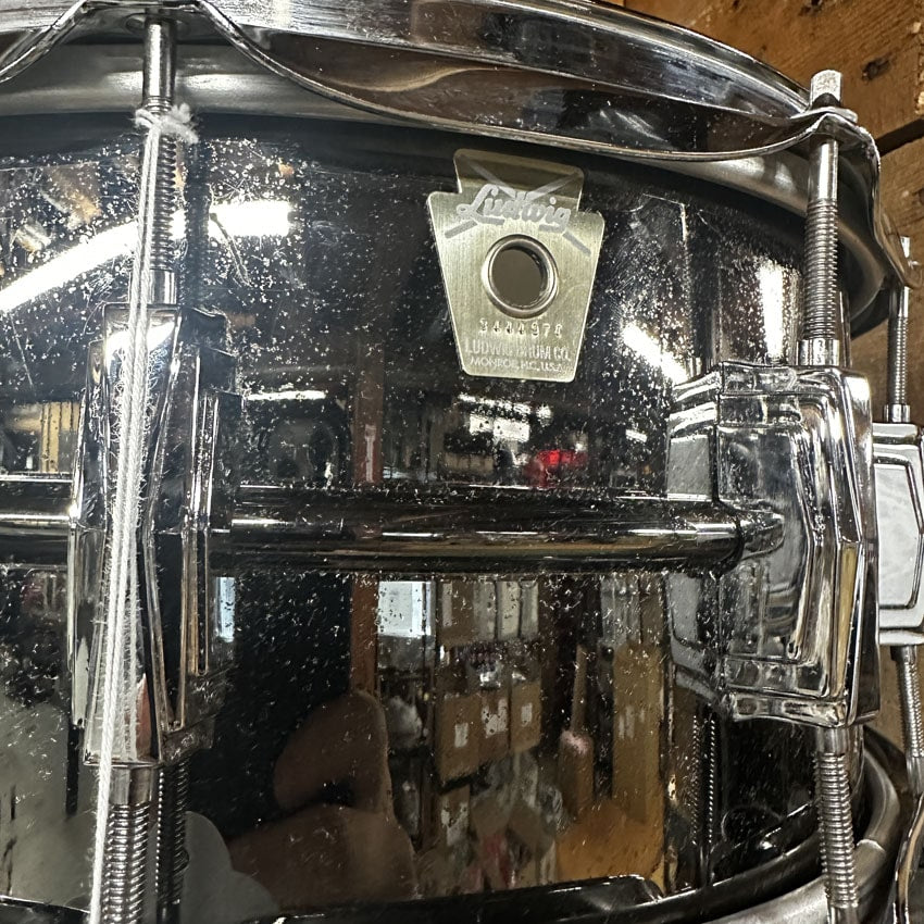 Used Ludwig Black Beauty Snare Drum 14x6.5 (#1) - Fair - Drum Center Of Portsmouth