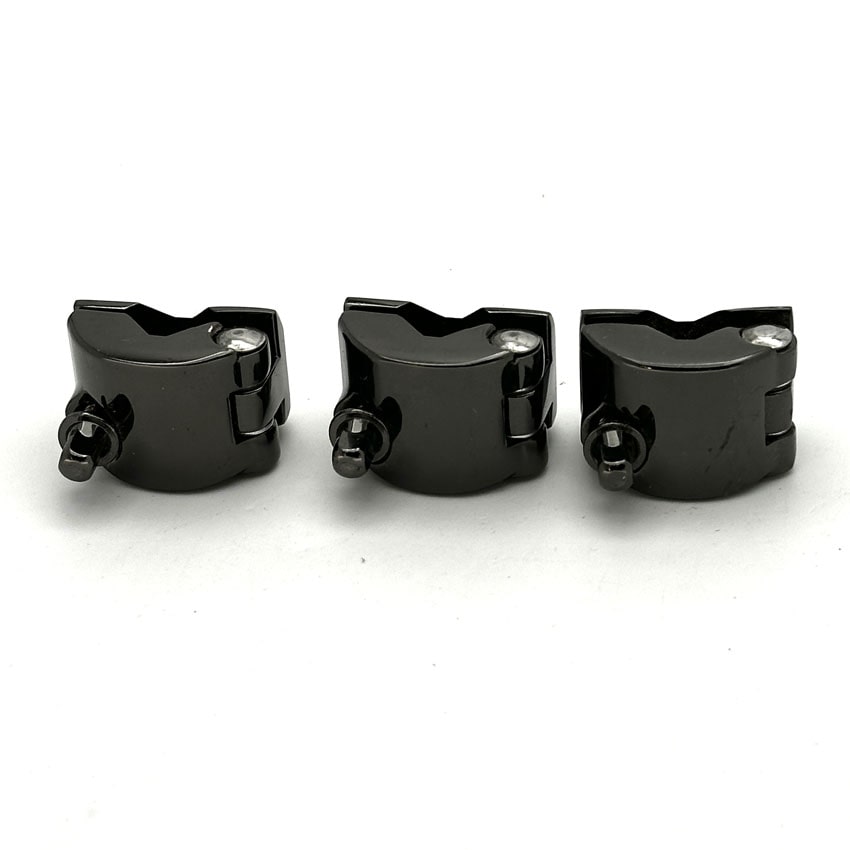 Used DW 1/2" Memory Lock for New 2012 Style TB12, Black Nickel (Set of 3) - Fair - Drum Center Of Portsmouth