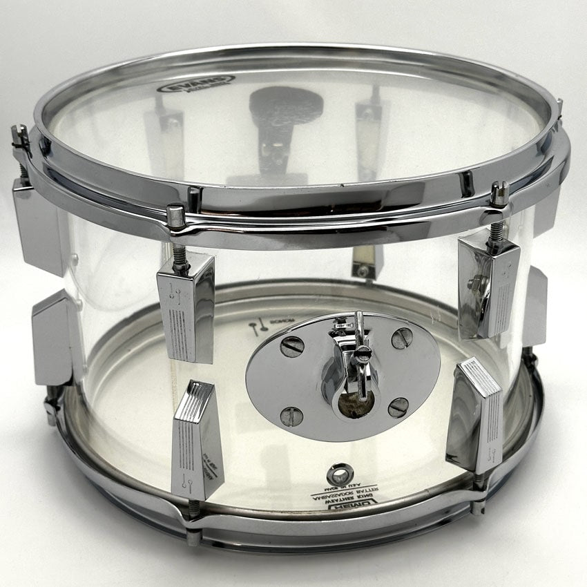 Used Vintage Sonor Acryl Tom 12x8 Clear - Good - Drum Center Of Portsmouth