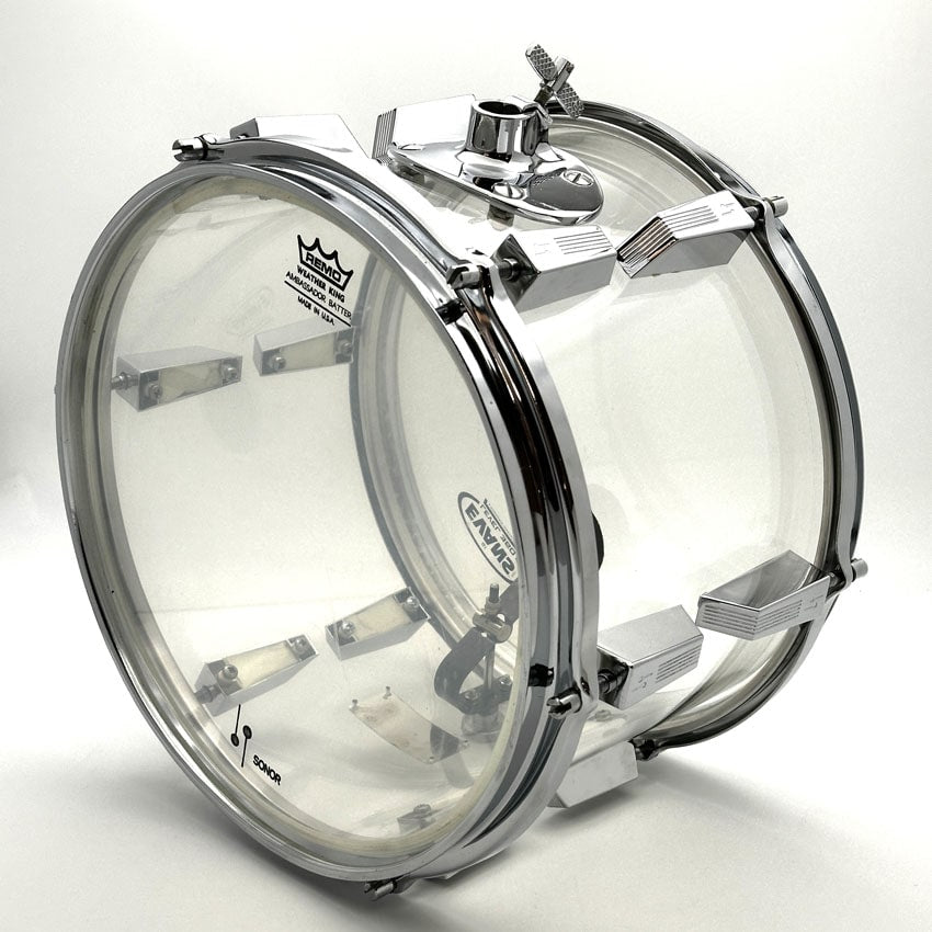 Used Vintage Sonor Acryl Tom 12x8 Clear - Good - Drum Center Of Portsmouth