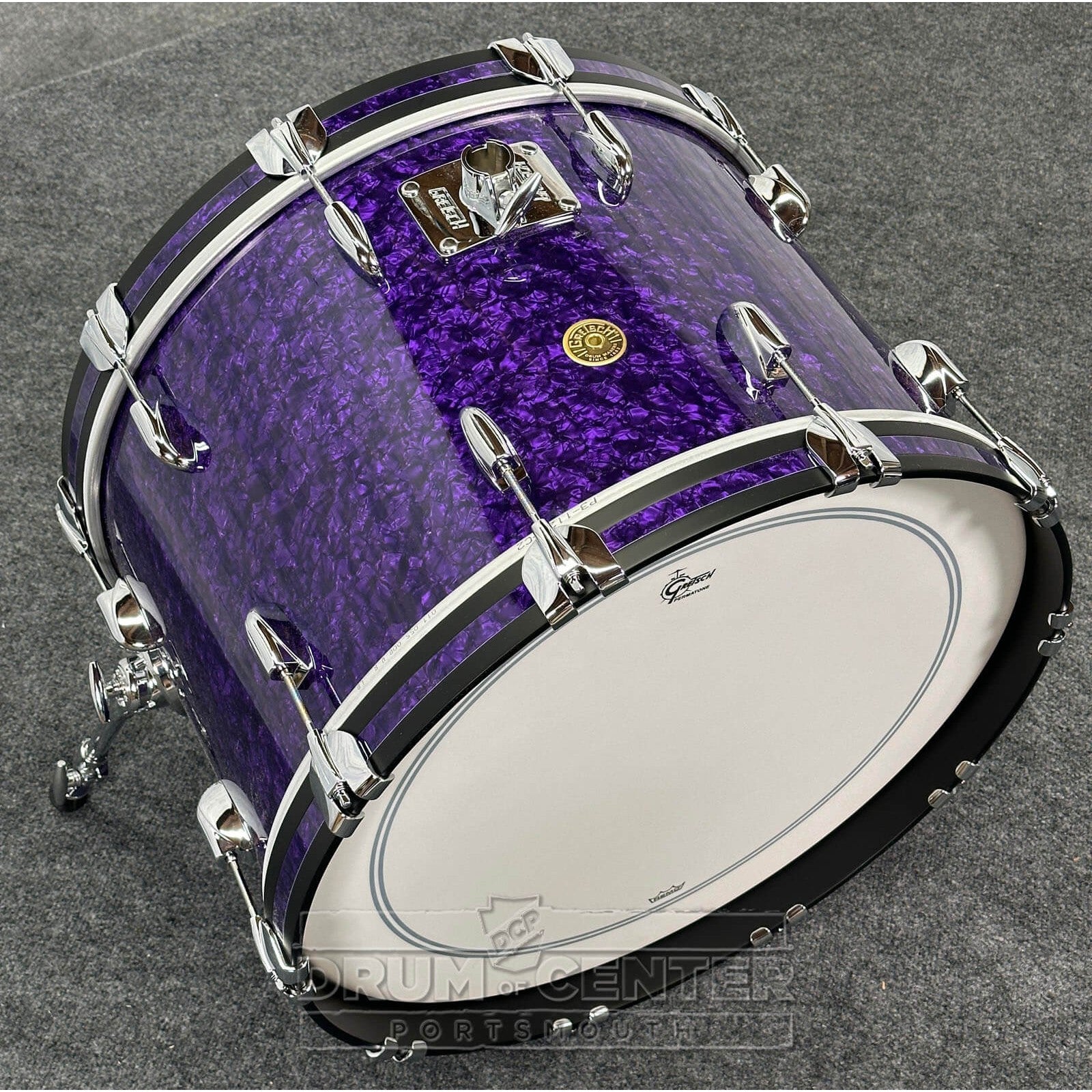 Gretsch Broadkaster 3pc Drum Set 22/12/16 Purple Marine Pearl - Drum Center Of Portsmouth
