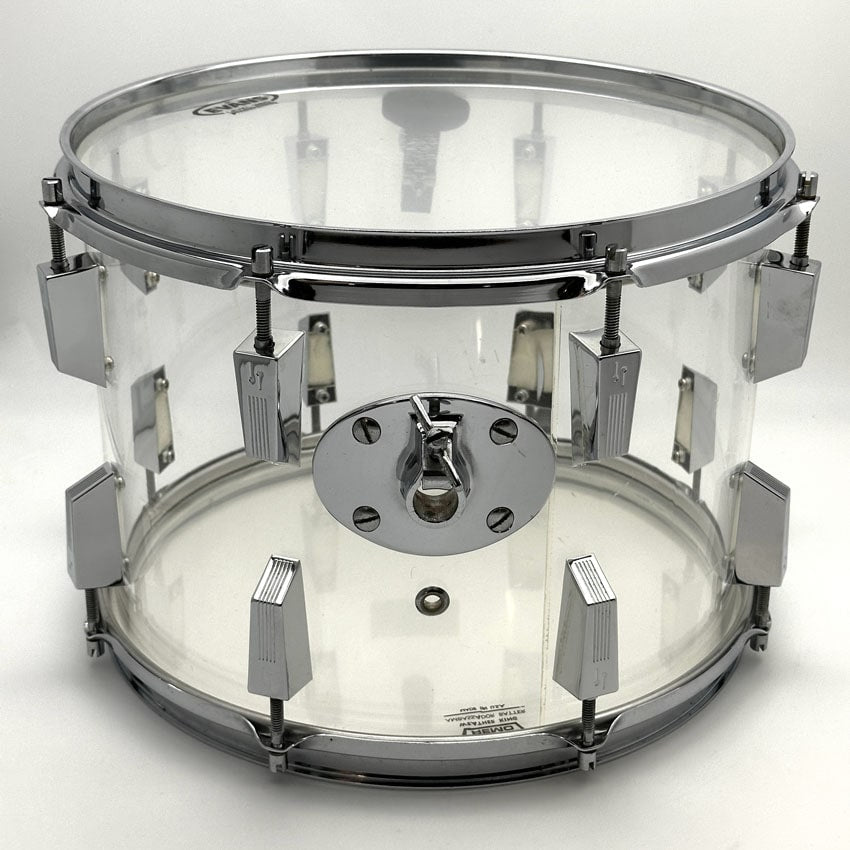 Used Vintage Sonor Acryl Tom 14x10 Clear - Good - Drum Center Of Portsmouth
