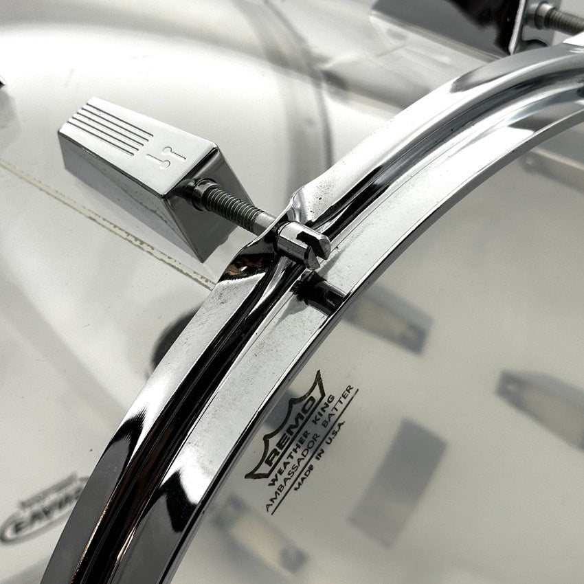 Used Vintage Sonor Acryl Tom 14x10 Clear - Good - Drum Center Of Portsmouth