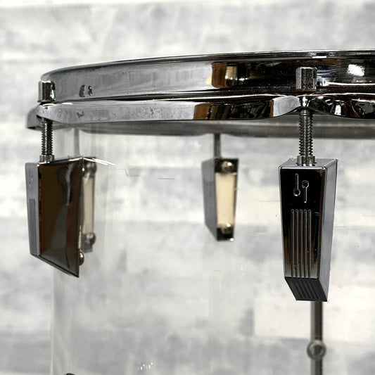 Used Vintage Sonor Acry Floor Tom16x16 Clear - Good - Drum Center Of Portsmouth