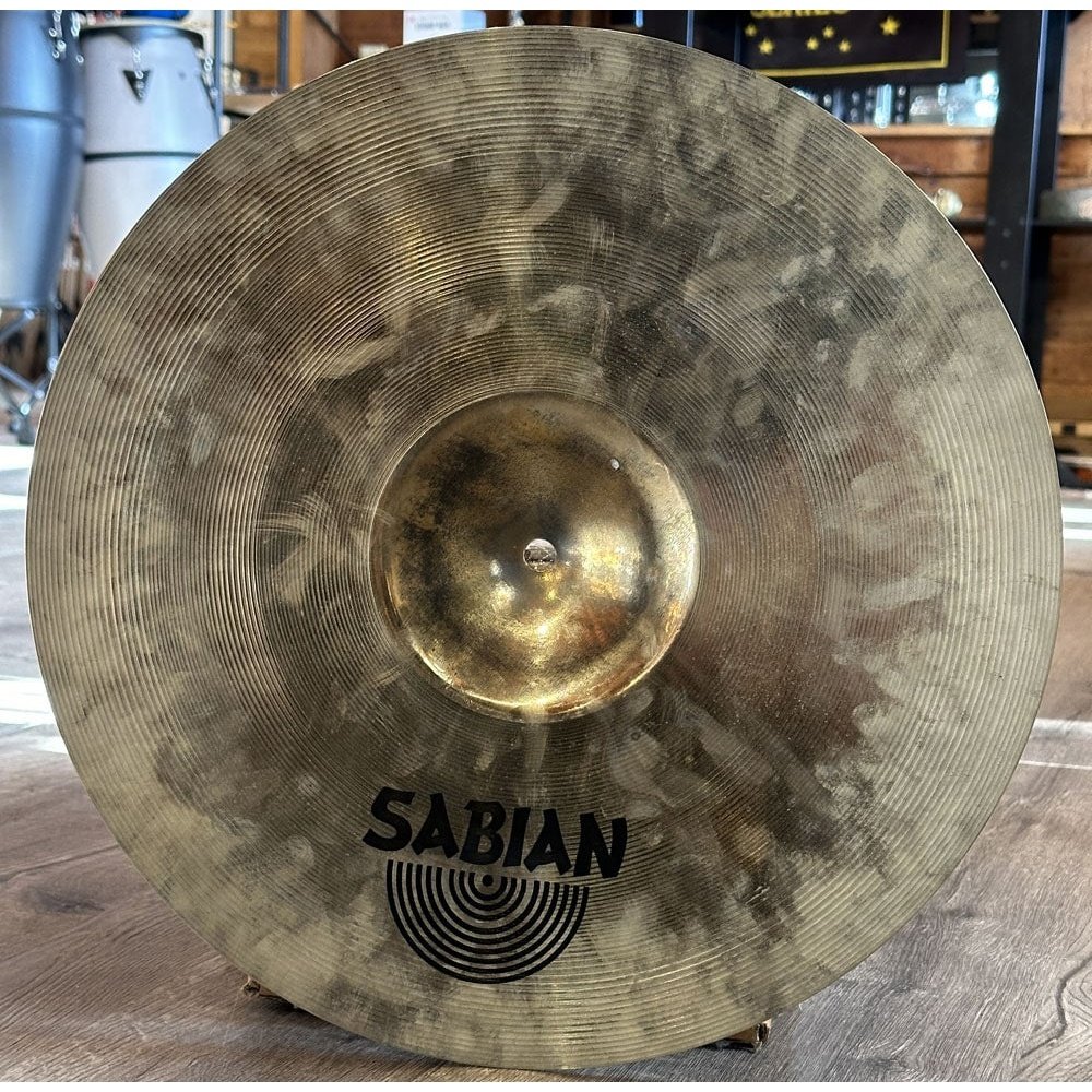 Used Sabian AA Raw Bell Crash Cymbal 16" - Drum Center Of Portsmouth