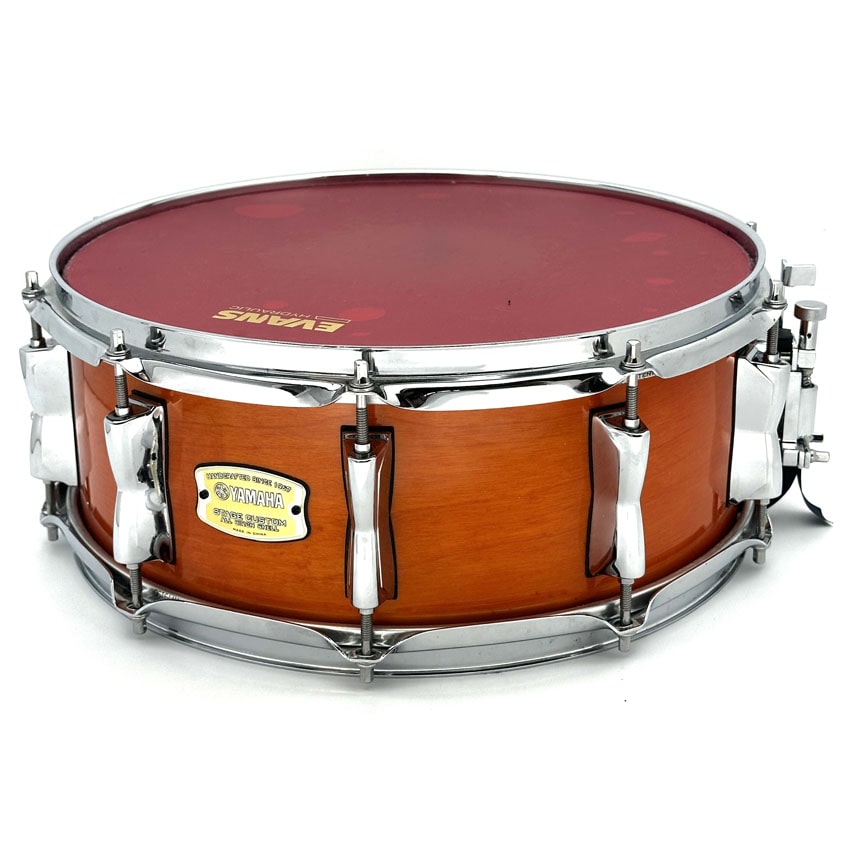 Used Yamaha Stage Custom Birch Snare Drum 14x5.5 Honey Amber - Very Good - Drum Center Of Portsmouth