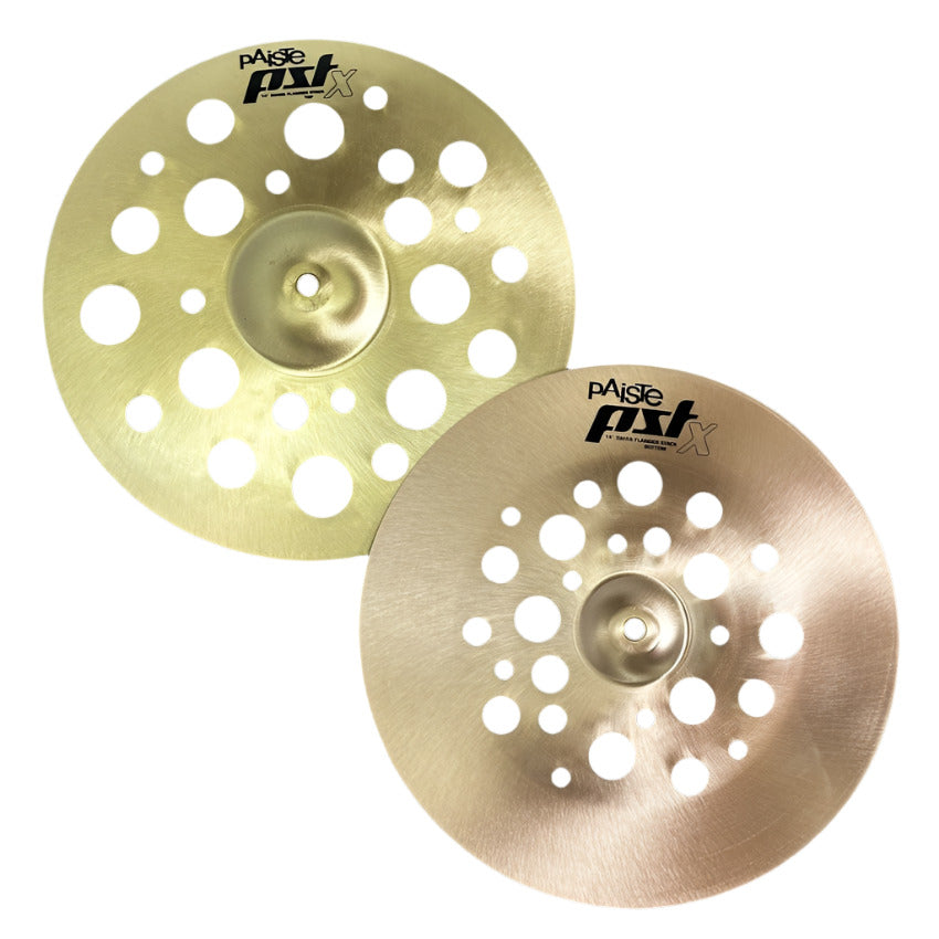 Used Paiste PSTX Swiss Flanger Stack 14" - Very Good - Drum Center Of Portsmouth