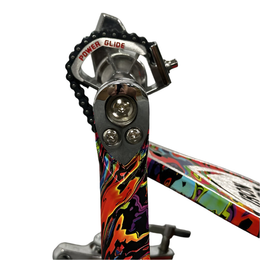 Used Tama 50th Anniversary Iron Cobra Marble Rainbow Single Pedal - Excellent - Drum Center Of Portsmouth