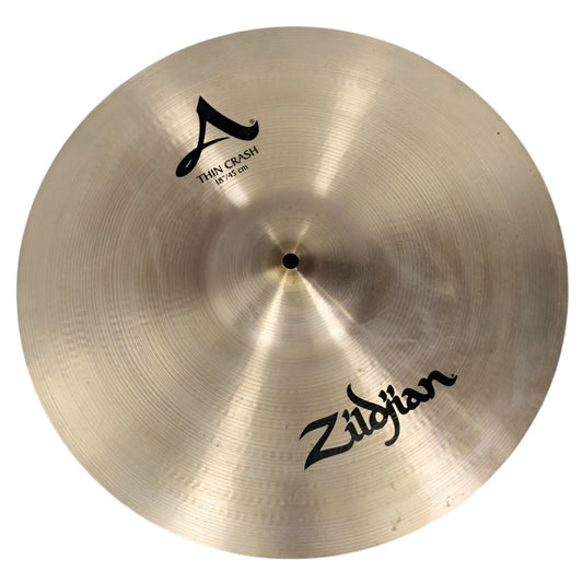 Used Zildjian A Thin Crash Cymbal 18" - Very Good - Drum Center Of Portsmouth