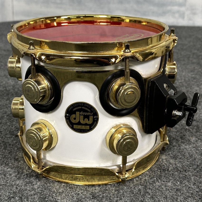Used DW Collectors 5pc Maple Drum Set White Finish Ply w/Gold Hardware - Good - Drum Center Of Portsmouth