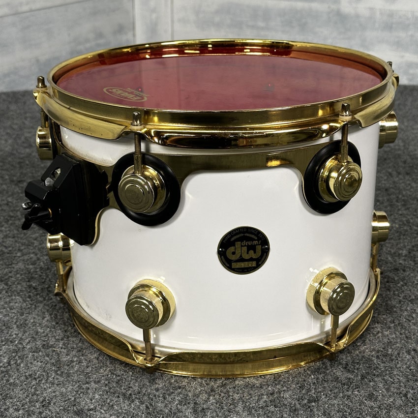 Used DW Collectors 5pc Maple Drum Set White Finish Ply w/Gold Hardware - Good - Drum Center Of Portsmouth