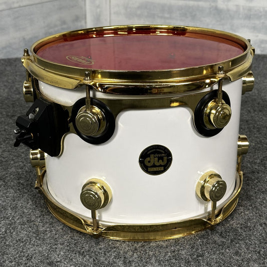 Used DW Collectors 5pc Maple Drum Set White Finish Ply w/Gold Hardware - Good - Drum Center Of Portsmouth
