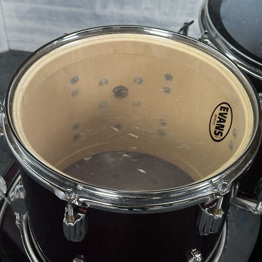 Used Hammer 4pc Drum Set Maroon Wrap - Fair - Drum Center Of Portsmouth