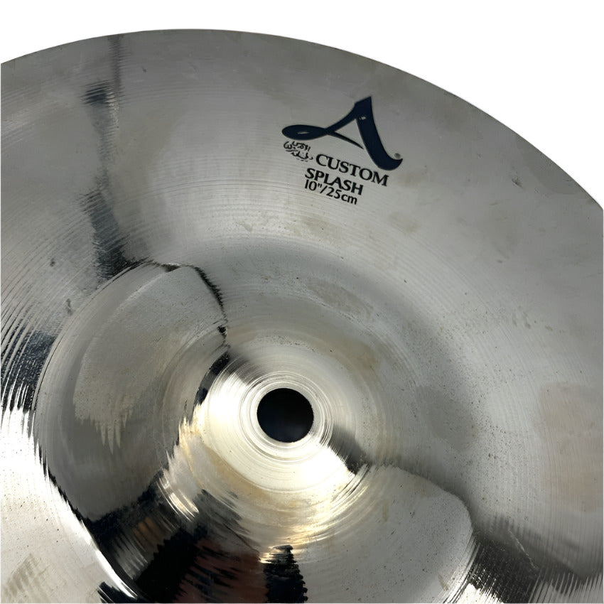 Used Zildjian A Custom Splash Cymbal 10" - Very Good - Drum Center Of Portsmouth