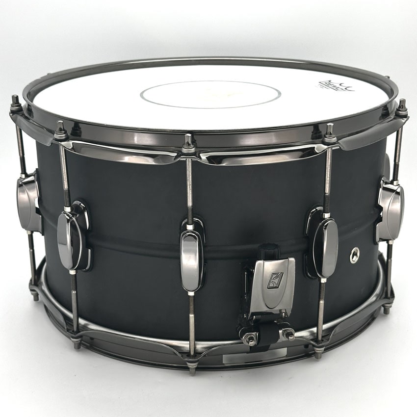 Used Tama SLP Big Black Steel Snare Drum 14x8 - Good - Drum Center Of Portsmouth