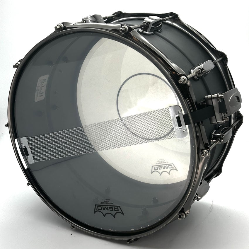 Used Tama SLP Big Black Steel Snare Drum 14x8 - Good - Drum Center Of Portsmouth