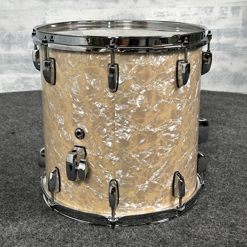 Used Pearl Session Studio Select Floor Tom 14x14 Nicotine White - Very Good - Drum Center Of Portsmouth