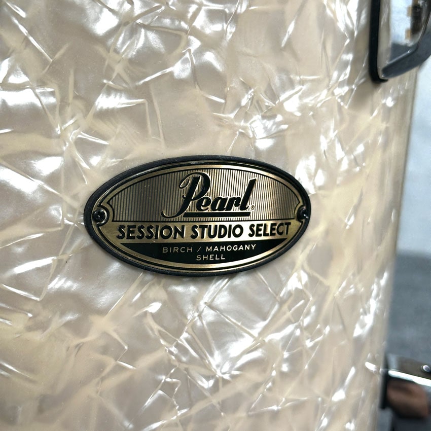 Used Pearl Session Studio Select Floor Tom 14x14 Nicotine White - Very Good - Drum Center Of Portsmouth