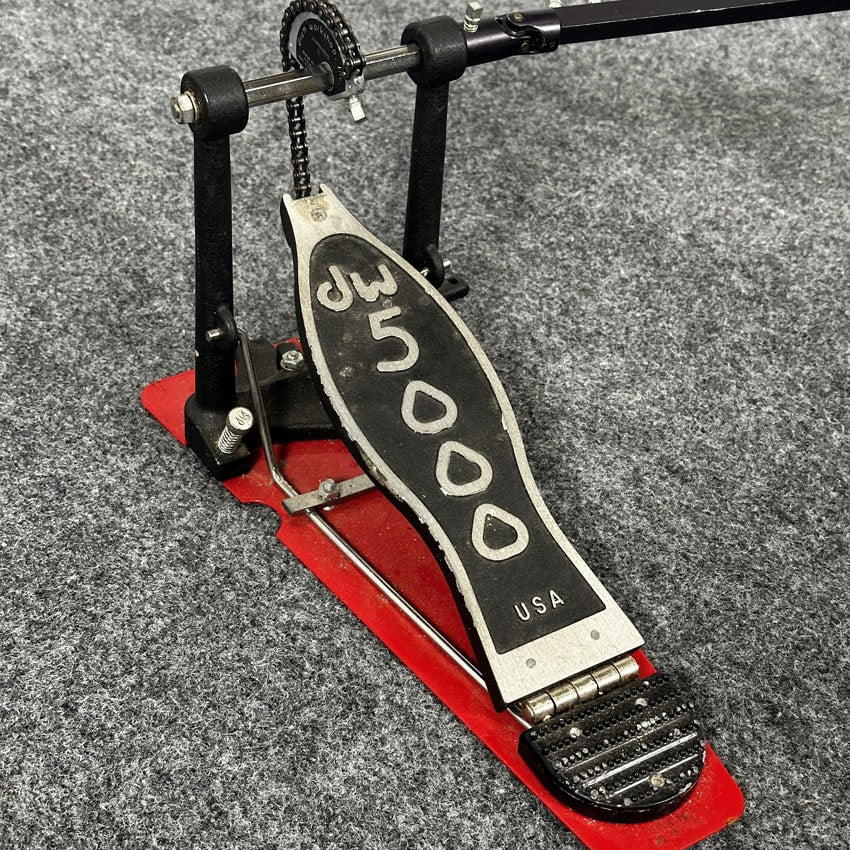 Used DW 5000 Double Bass Drum Pedal - Good - Drum Center Of Portsmouth