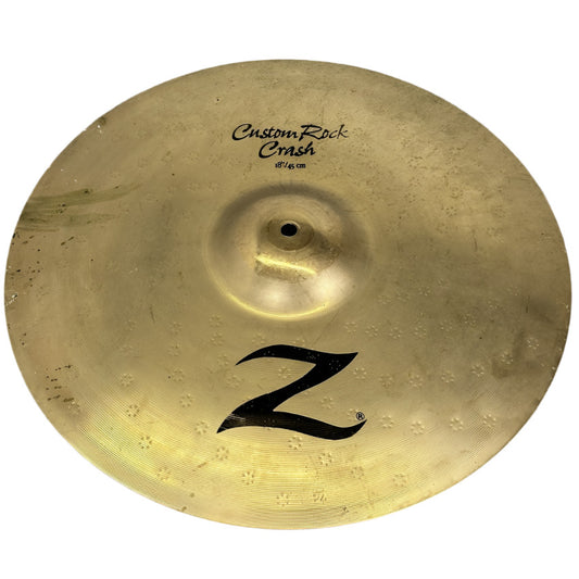 Used Zildjian Z Custom Rock Crash Cymbal 18" - Very Good - Drum Center Of Portsmouth