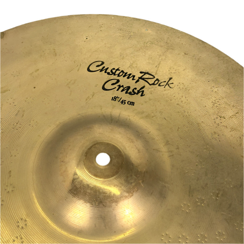 Used Zildjian Z Custom Rock Crash Cymbal 18" - Very Good - Drum Center Of Portsmouth