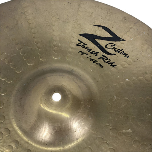 Used Zildjian Z Custom Thrash Ride Cymbal 19" - Very Good - Drum Center Of Portsmouth