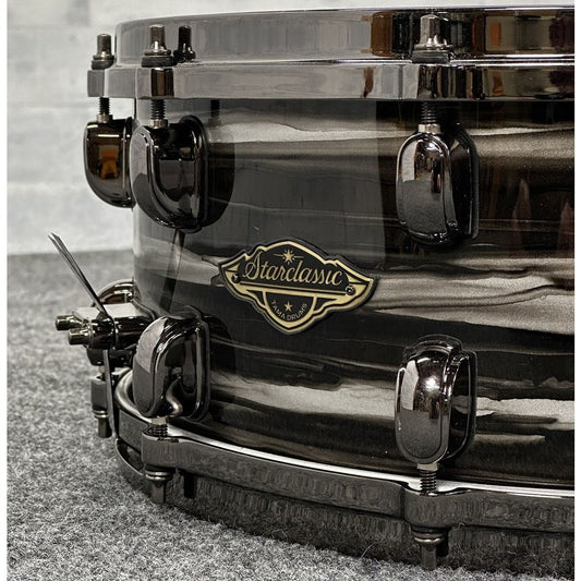 Used Tama Starclassic Walnut Birch Snare Drum 14x6.5 Charcoal Oyster - Drum Center Of Portsmouth