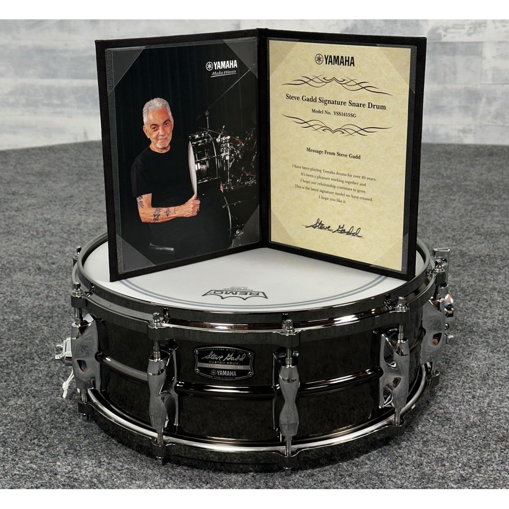 Used Yamaha Limited Edition Steve Gadd Signature Snare Drum 14x5.5 - Drum Center Of Portsmouth